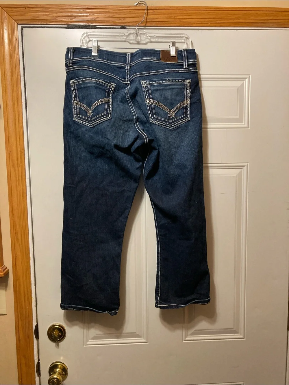 BKE Capris Contrast Stitching 32